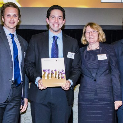 Dan Rogers, Jordan English, Chief Justice Catherine Holmes, Professor Peter Høj